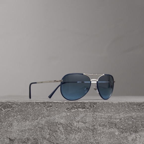 Burberry Accessories - Burberry Folding Pilot Sunglasses